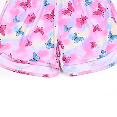 Image of Mirawise Girls 3 Pc Pajamas Sleepwear Cotton Pjs Clothes Set 4-13 Years