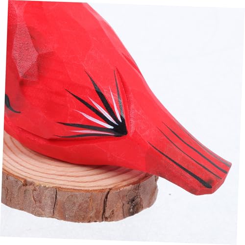 Statue d'oiseau en bois sculpté à la main, idée cadeau originale de créateur