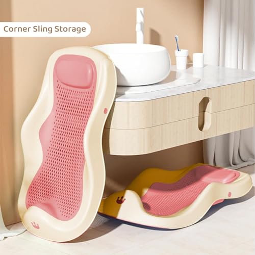 Image of StarAndDaisy Baby Bath Tub Seat for Infant & Toddler - Non-Slip Bathing Chair with Safety Backrest, Strong Suction & Comfortable Design for Baby Bath Time - Green