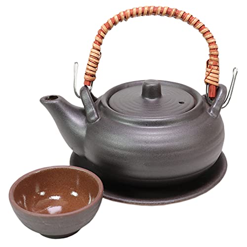 Earthenware Bottle Steamer, DG-5 Heat Resistant Earthenware Bottle Steamer, 11.8 fl oz (350 cc), Direct Fire, Restaurant, Inn, Japanese Tableware, Restaurant, Commercial Use