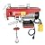 2 in 1 Electric Hoist, PA400 850W 880lbs Portable Crane Hoist Overhead Wire&Wireless Remote Control Steel Double Slings Electric Hoist Winch for Garage, Warehouse, Factory Lifting Towing