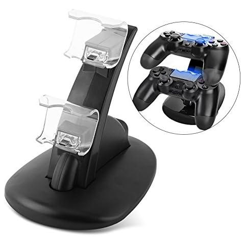 Fosa PlayStation 4 Ladegeräte, Dual USB Charging Docking Station Cover