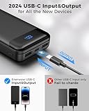 Enerwow Power Bank, 27000mAh Portable Charger PD3.0 QC4.0 Fast Charging, Battery Pack Phone Charger with USB C (In & Out), Powerbank with LED Display for iPhone, Huawei, Tablets - Image 6