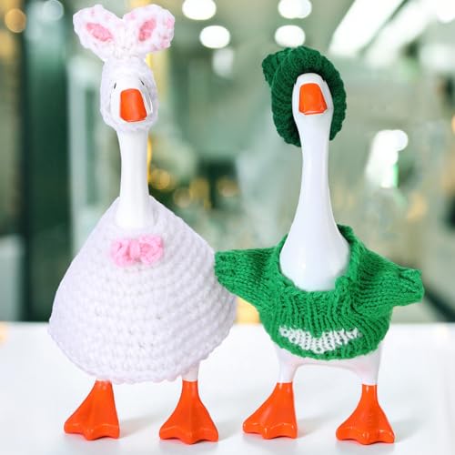 JolliLudo 12 Set 7 Inch Desk Goose Outfits Set,Seasonal Knit by JolliLudo - Image 6