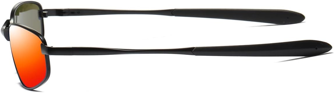 ZHILE Polarized Sunglasses Small Size Rectangular Metal Frame for Men and Women UV400 Protection - Image 4