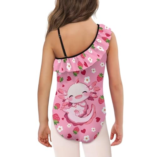 Image of Girls One Piece Swimsuits Size 3-14 Trendy Ruffle Bathing Suit Casual Hawaiian Summer Beach Swimwear