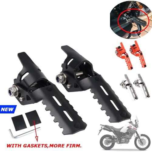 Pinces de Repose-Pieds Pliables Moto XT660Z XTZ660 pour un Appui Stable