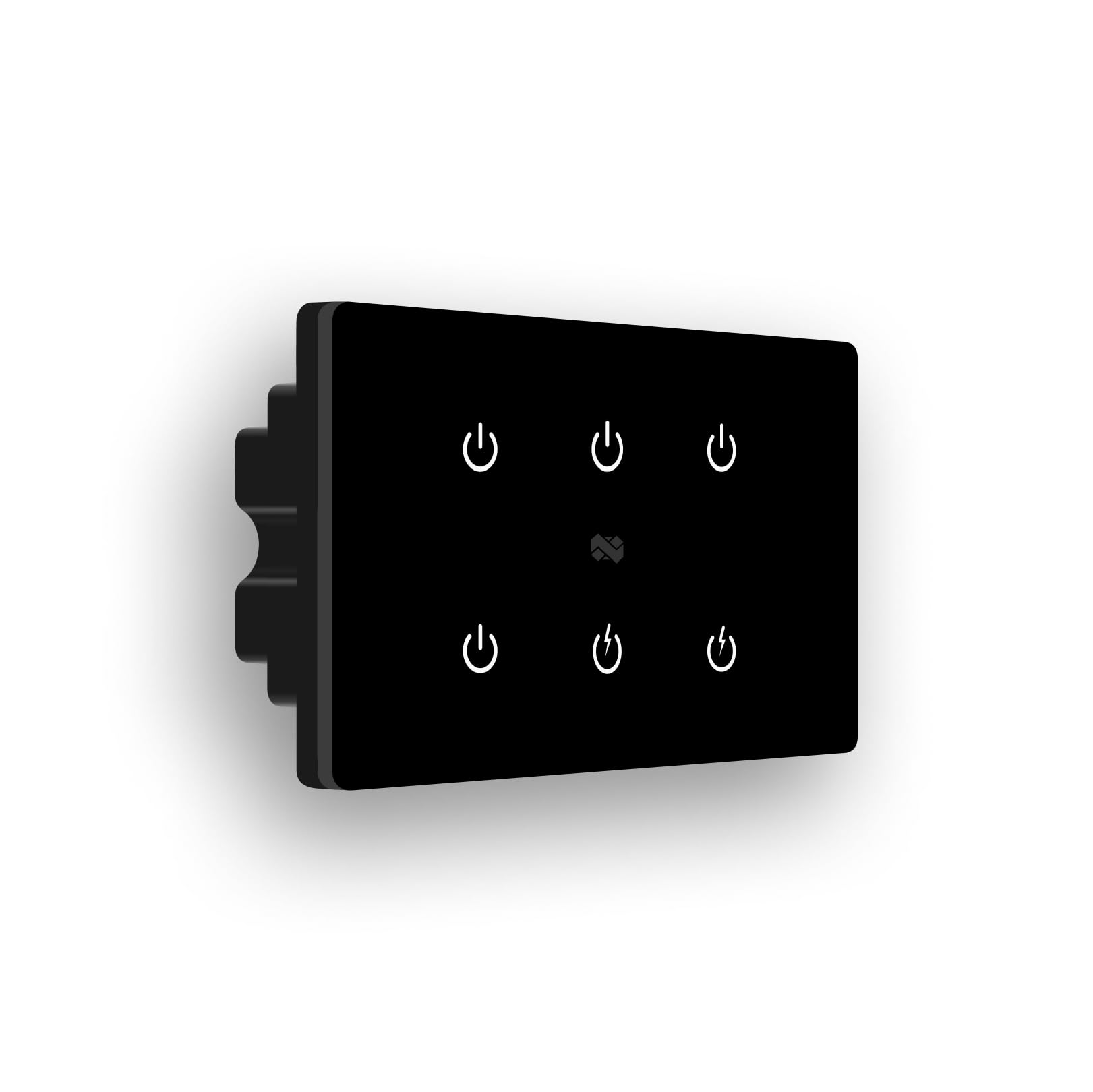 IOTICS Smart Wifi Switch Board: 6 Switch with 2 x High Load (AC/Geyser) switch. Touch Control, Remote, App Control. Voice Control with Alexa & Assistant. Smart Touch Switch For Home Automation (Black)-image-21