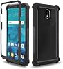 Funda para Samsung Galaxy J7 Star, J7 Crown, J7 Refine 2018, J7V, J7 V 2nd Gen, resistente, protección completa, híbrida, accesorios para celular, Glaxay Aura S767VL, SM J737V, mujer, negro 2