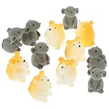 Utilisation polyvalente : peut servir de décoration, de ou de cadeau pour les amoureux des animaux. figurine de hamster mignonne, mini-animaux