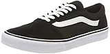 Tipo de tacón: Plano Vans Maddie, Zapatillas Mujer, Negro ((Suede/Canvas) Black/White Iju), 36 EU