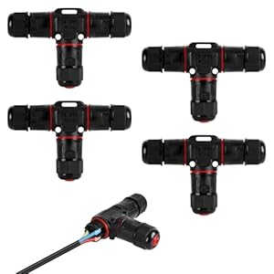 Jubaopen 4 Stück Wasserdichte Kabelverbinder