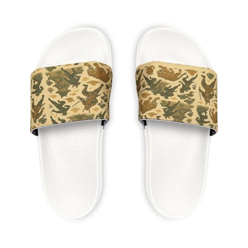 Samurai Inspired Sandals, Japanese Kids Shoes, Ninja Fashion Footwear, Asian Youth Footgear, Oriental Theme Children Sandals