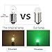 Yoper BA9S 53 57 1895 64111 LED Light Bulb for Car 12V Green