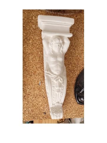 Thalemuni für Säulen, Dekoration von Tempel, Palazzi, 1 Stück, Höhe 21 cm, aus Gips für Pastoren, Krippen, Heiliggorium