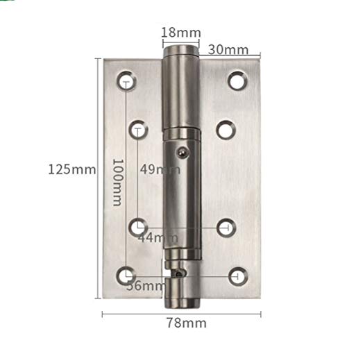 Charnière de porte acier inoxydable durable et charnières à ressort robustes pour bâtiment - 3