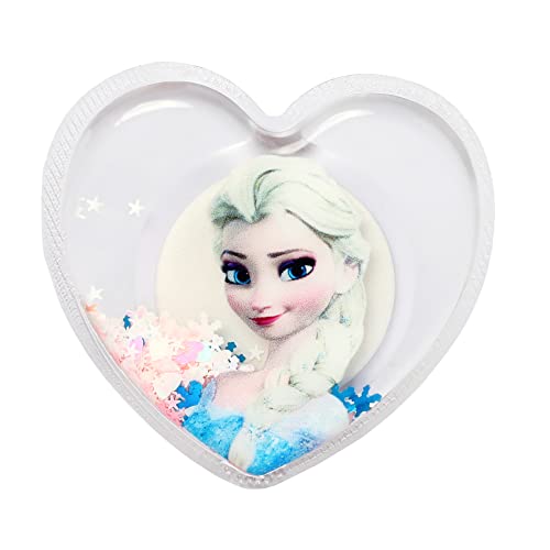 Image of KRZNA Gel Filled Mobile Holders Selfie Holder Designed for Kids, Girls and Teens. [ Gel Inside ]-(Model - Elsa Heart)