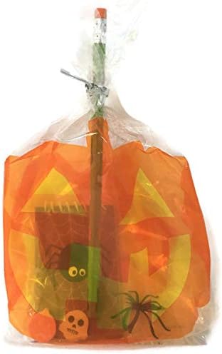Miniatura 2 de Recuerdos de fiesta de Halloween lápices, cuadernos, borradores, anillos de araña, bolsas de golosinas (paquete de 24)