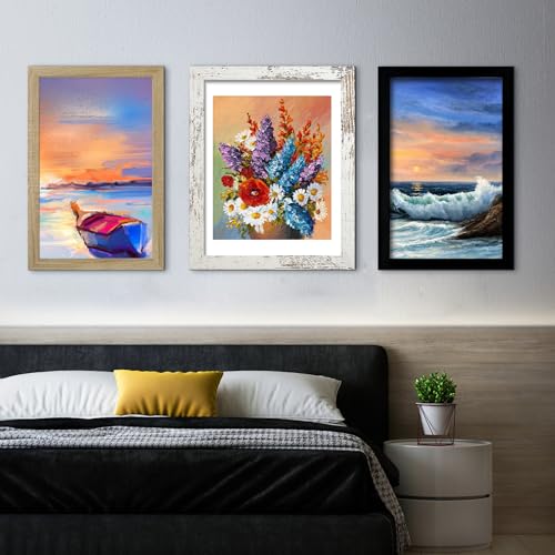 Image of LUCKYLIFE 16x24 Frame in Black, Gallery Frame for Wall Mounting, 2 Pack