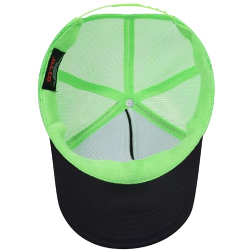 Image of OTTO Polyester Foam Front 5 Panel High Crown Mesh Back Trucker Hats in 97, Bulk, Wholesale