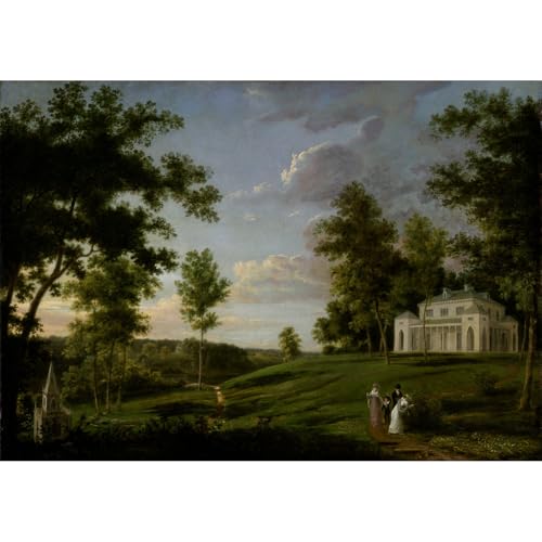 Vue du parc Sedgeley Thomas Birch impression giclée sur toile pour habiller un grand mur vide