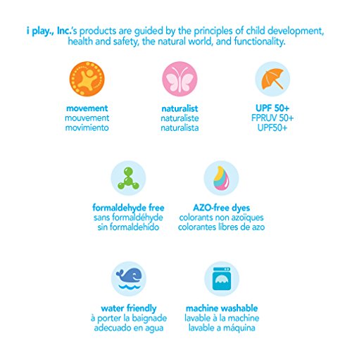 image for i play. by green sprouts unisex-baby Long Sleeve Rashguard | All-day U