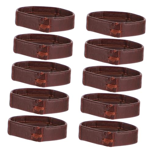 Boucles cuir pour bracelets de montre LIFKOME souples et résistantes en lot de 40
