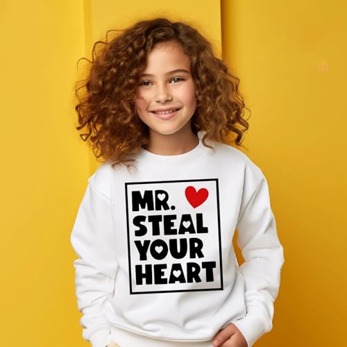Toddler Boys Sweatshirt Valentine Shirt Girls Heart Clothes Love Hoodie Kids Long sleeve Cotton Outfits Tops 1-7T3