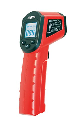 Electronic Specialties EST-45 Red 6.5' x 3.5' x 1.5' Non-Contact Infrared Thermometer with Laser Pointer