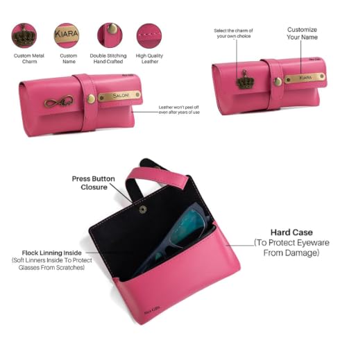 Image of AICA Personalized Name & Charm Sunglass Cover Giftset for Women