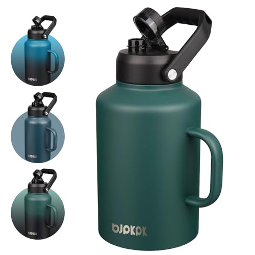 Image of BJPKPK 128oz Stainless Steel Water Bottle, 1 Gallon Insulated Water Jug