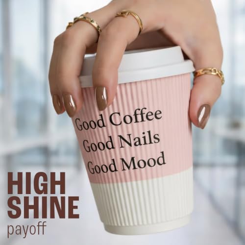 Image of Lakme 9 to 5 Overtime Shine Nail Polish - Coffee Edit-09 Cold Brew 6ml