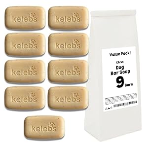 Value Pack – Dog Shampoo for Smelly Dog, Natural Citrus Bar Soap – 9 Bars