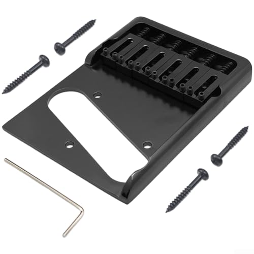 Chevalet guitare laiton pour guitare électrique asymétrique style TL 6 cordes selle réglable