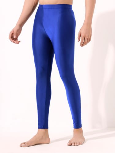Image of LYCOT Men's Polyester Compression Full Pant /Tights /Legging for Gym Fitness, Running, Cycling, Yoga Fit Multi Sports, Cricket, Football, Badminton, & Other Outdoor Wear