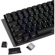 XVX PBT Keycaps - Side Print Keycaps 60 65 75 100 Percent, Double Shot Shine Through Custom Key caps, Black 136 Keys Set, OEM Profile, Minimalist Style Phantom for Cherry Gateron MX Switche Keyboard