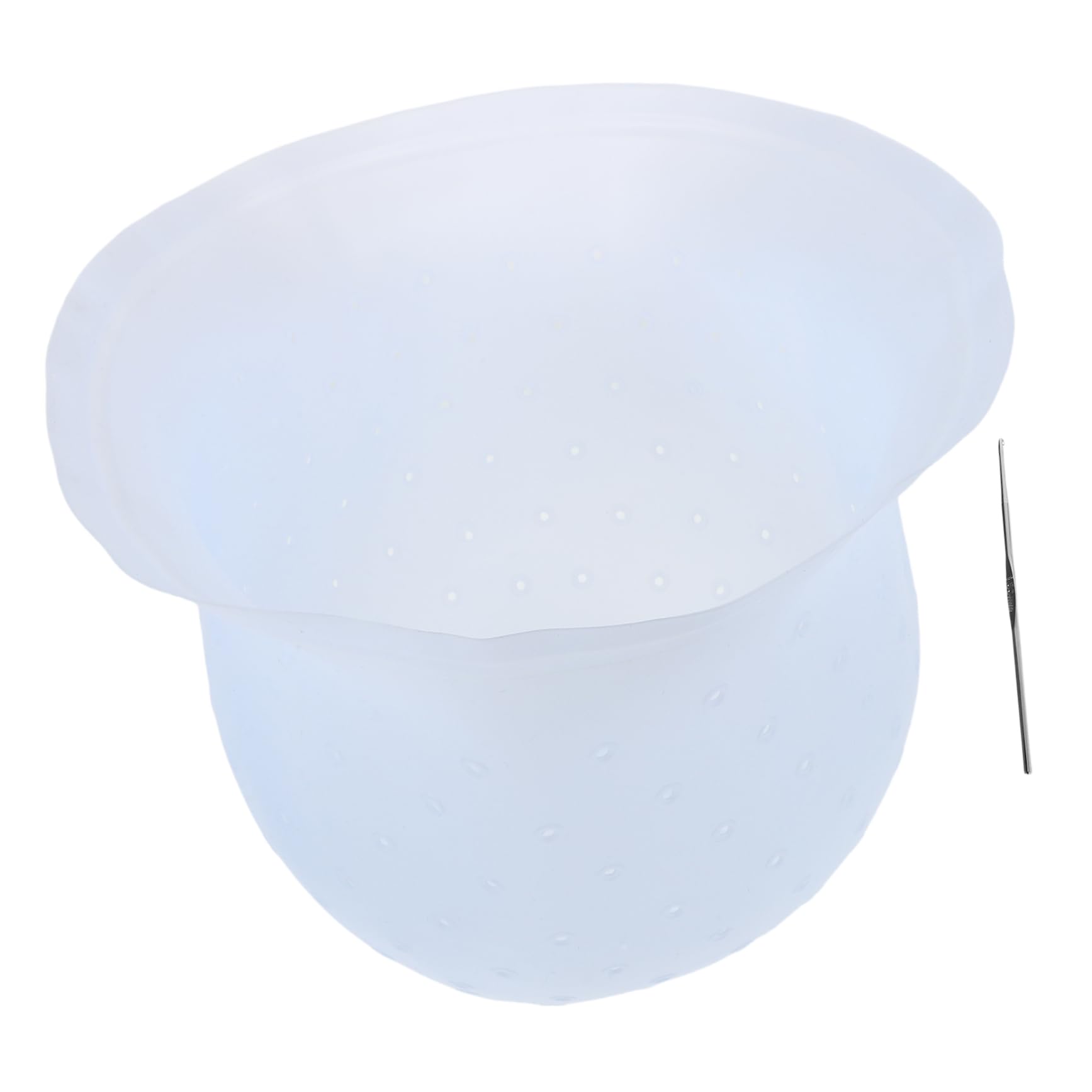 Beavorty Reusable Hair Tipping Cap Soft Silicone Highlighting Hat with Holes Perfect for Home Salon Styling Tools