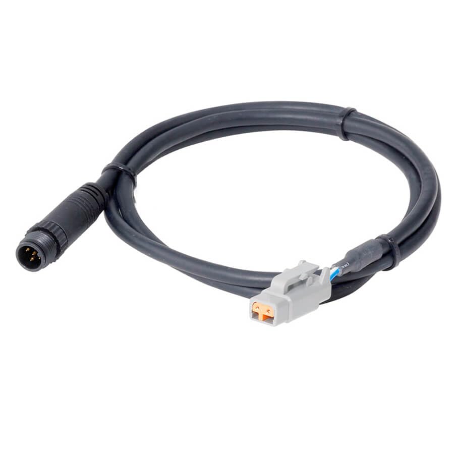 Marine Nmea2000 Can Bus Cable Dt06-2S to M12 Male 5Pin Cable Length 1Meter