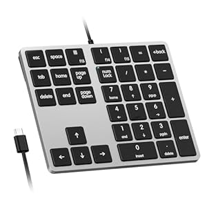 Kisnt KN300-S USB-C Nummernblock 34-Tasten