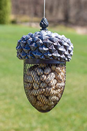 Clever Garden Hanging Bird Feeder, Outdoor Decoration Birdfeeder Perfect For Attracting Wild Birds, Acorn #TOP3