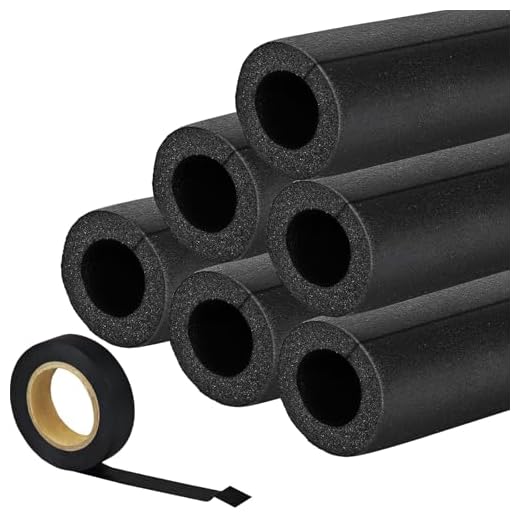 5-Pack Pipe Insulating Foam Wraps
