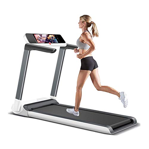 Elektrisches Laufband Motorisiertes LaufbäNder Intelligente App Touch LCD Bildschirm Bluetooth Lautsprecher Einstellbare Geschwindigkeit Keine