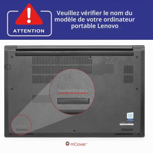 Coque Lenovo ThinkPad E15 Gen 2/3/4 mCover rigide aqua 15,6 pouces - 4