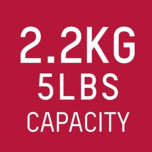 Taylor Compact Mechanical Kitchen Food Scales with Bowl, Highly Accurate with Tare Function and Precision, White Weighs 2.2 kg Capacity
