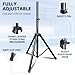 GZGDLJQ 2 Pack Universal Speaker Stands Pair, Height Adjustable Tripod from 35 to 60 Inch 35 MM Compatible Insert with Carrying Bag for Stage