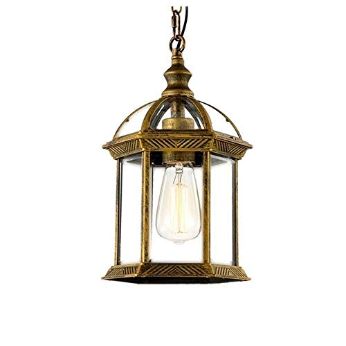 Lustre extérieur étanche et durable style pastoral pour jardin américain