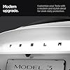 Spigen Tesla Model 3 2024 - Current Highland Rear Emblem Logo Sticker Decals, Premium Full Cover, PC Scratch Resistant Material, Designed for Tesla Model 3 Accessories - Black #4