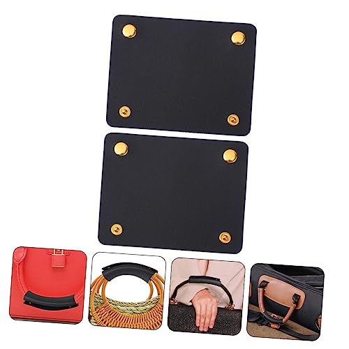 Amosfun 6 Peças Alça De Mala Alças De Couro Maleta De Couro Pulseiras De Relógio De Couro Para Bolsa