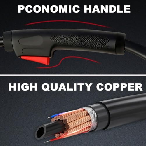 180A 10ft Mig Gun Replacement Lincoln Magnum 100L K530-6 Fits Lincoln PRO MIG 140 & PRO MIG 180 K2480-1 K2481-1 & SP-140T 180T,Easy-Core 140 180,Weld-Pak 125 125HD 140HD MIG Welding Gun by Hasweld - Used condition - Image 5