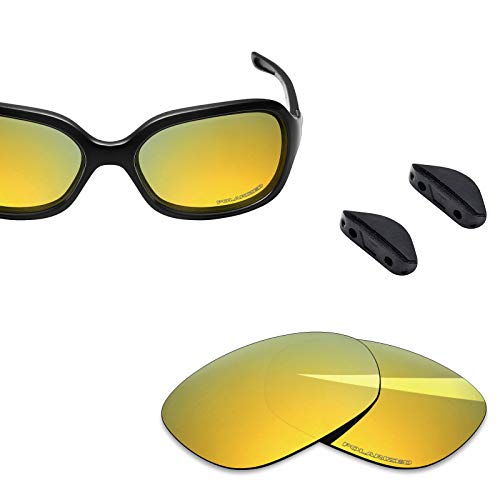 Image of BLAZERBUCK Polarized Replacement Lenses & Nose Pad for Oakley Pulse OO9198 Sunglasses